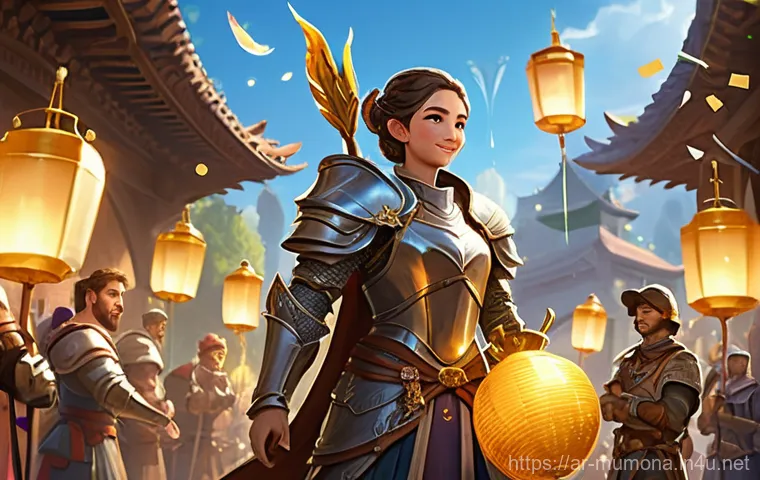 뮤 모나크 신규 업데이트 패치노트 - **Prompt: Discovery in the Garden of Time**
    An adventurous male warrior, clad in sturdy, practic...