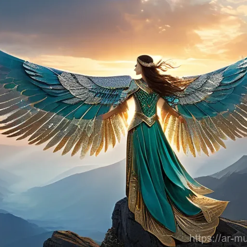 뮤 모나크 상점 아이템 추천 - Ascendant Wings of Radiance**
A majestic female warrior stands triumphantly on a windswept mountain ...