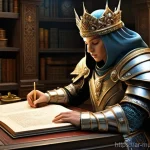 Home 10 뮤 모나크 유료 아이템 정보 - **Prompt 1: The Strategist's Sanctuary**
A highly detailed, realistic digital painting of a disc...